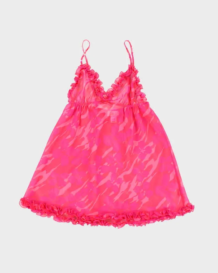 Vintage Y2k 00s La Senza Ruffle Mesh Cami - XS sold by Rokit