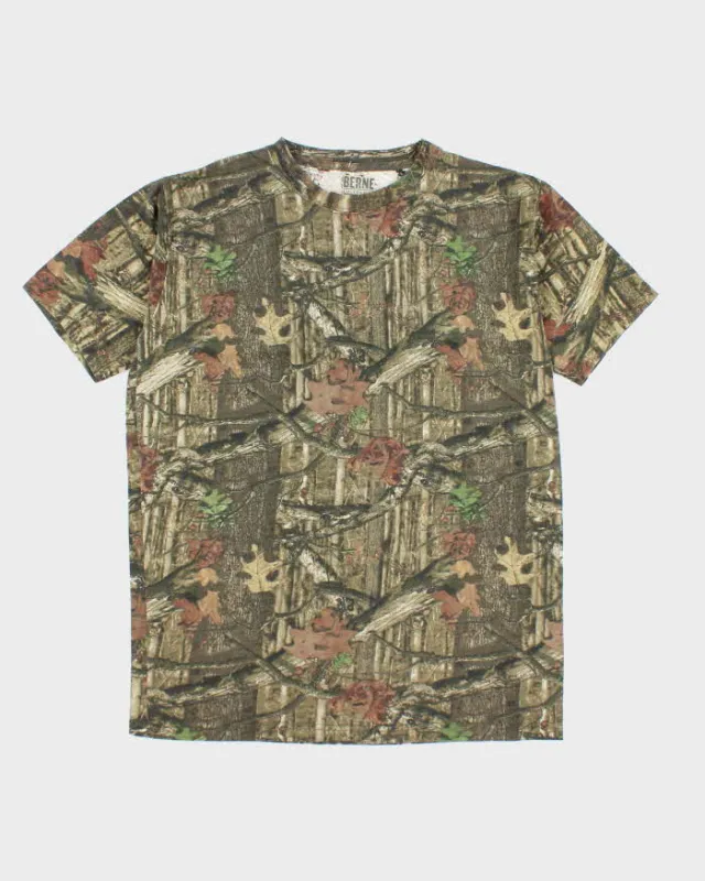 Vintage Berne Outdoors Camouflage T-shirt - M sold by Rokit