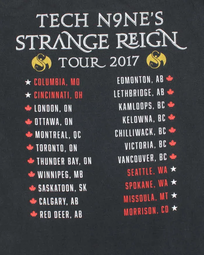 Vintage Tech N9ne's Tour T-shirt - M sold by Rokit product image thumbnail 4