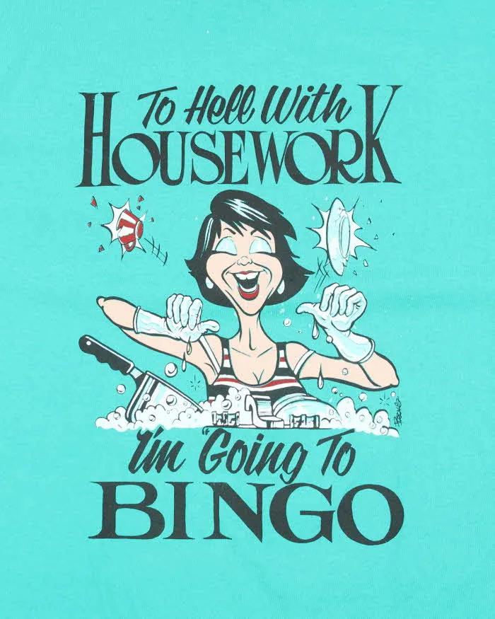 Vintage 90s Im Going To Bingo Single Stitch T-shirt - XL sold by Rokit product image thumbnail 3