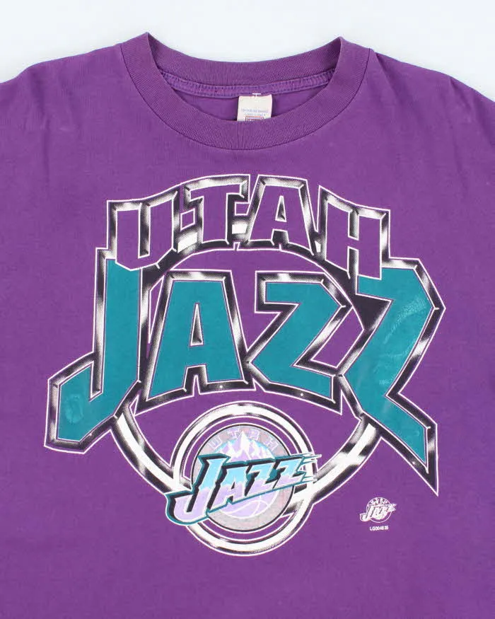 Vintage Utah Jazz NBA T-shirt - XL sold by Rokit product image thumbnail 3