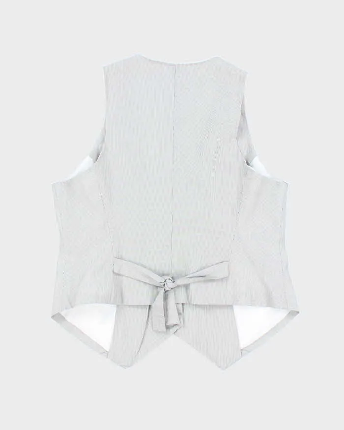 Vintage Y2k 00s Smartset Pinstripe Waistcoat - L sold by Rokit product image thumbnail 2