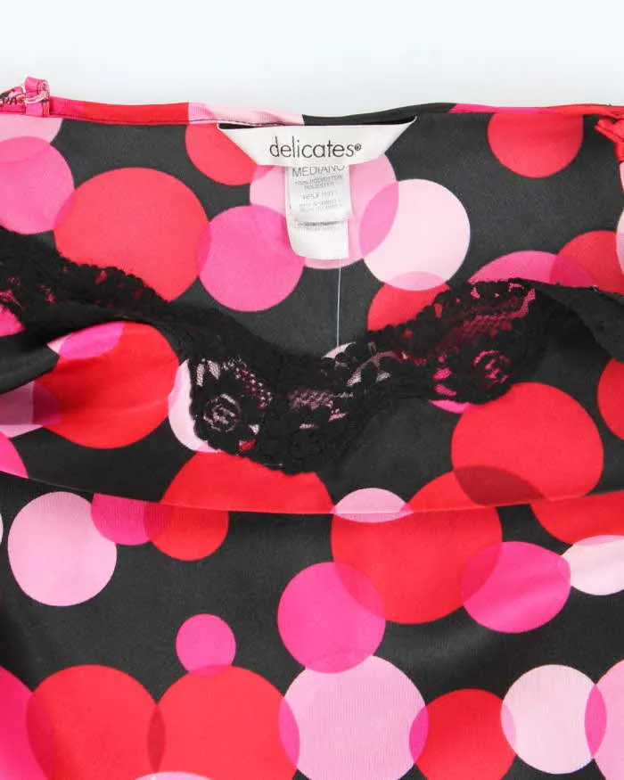 Vintage Y2k 00s Delicates Spotty Satin Dress - M sold by Rokit product image thumbnail 5