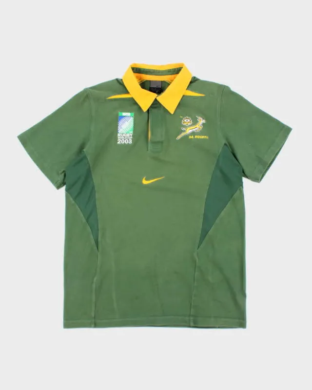 Vintage 00s Nike Rugby World Cup 2003 Polo Shirt - M sold by Rokit