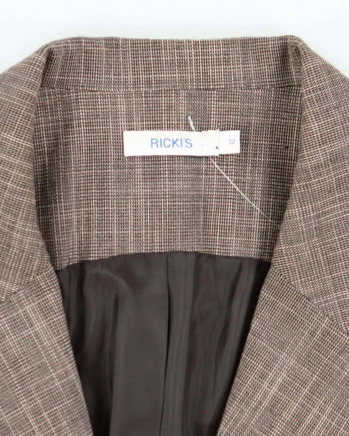 Vintage Y2k 00s Ricki's Checked Waistcoat - L sold by Rokit product image thumbnail 5