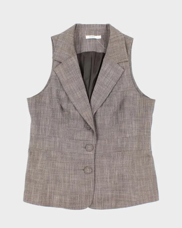 Vintage Y2k 00s Ricki's Checked Waistcoat - L sold by Rokit