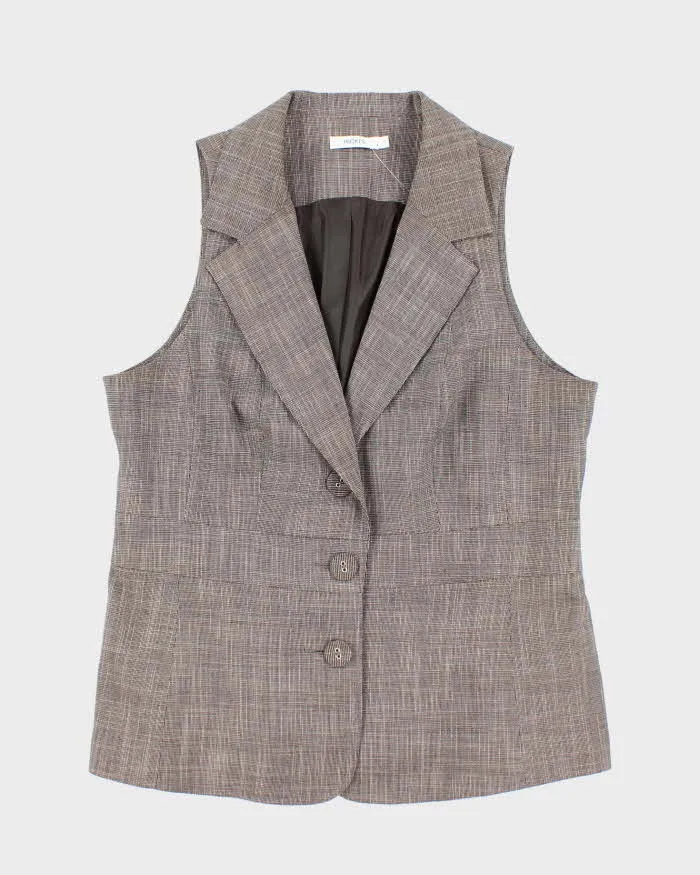 Vintage Y2k 00s Ricki's Checked Waistcoat - L sold by Rokit