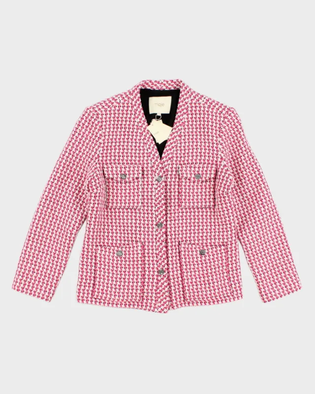 Woman's Maje Tweed inspired blazer 42/M sold by Rokit