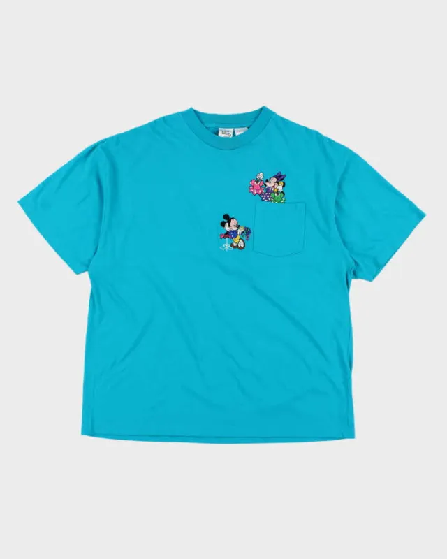 Vintage Disney Embroidered  T-shirt - XXL sold by Rokit