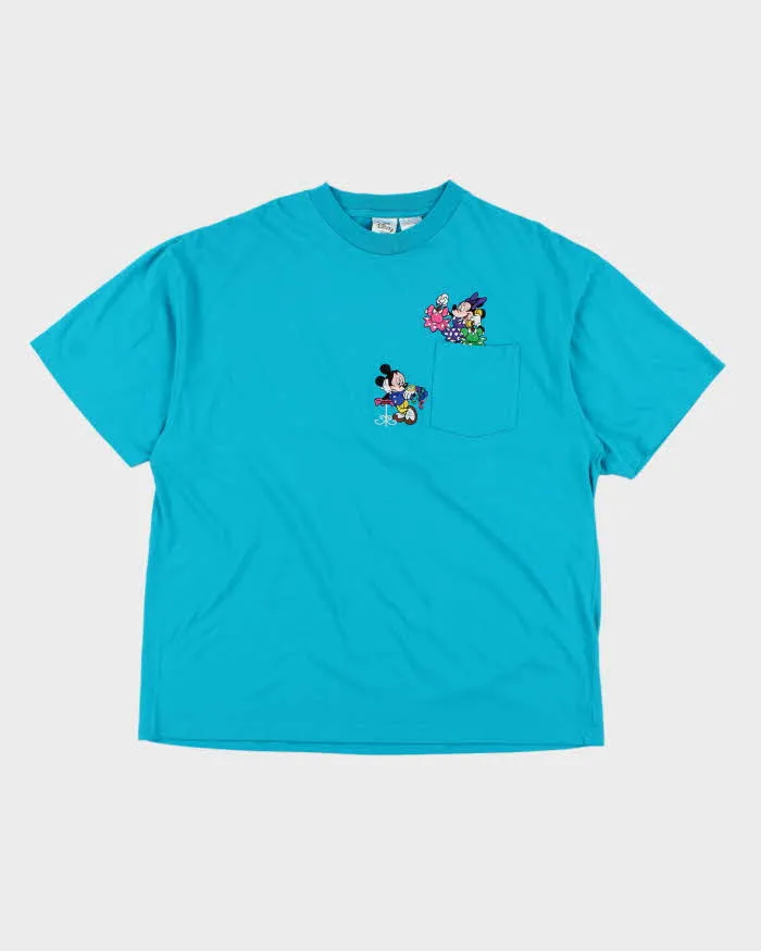 Vintage Disney Embroidered T-shirt - XXL sold by Rokit