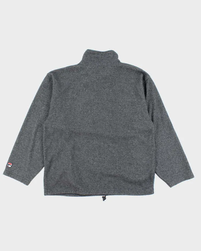 Vintage 90s Fila Quarter-Zip Fleece - XL sold by Rokit product image thumbnail 2