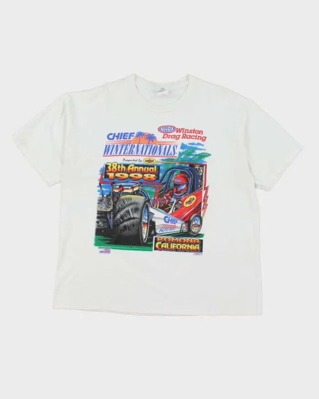 Vintage Winter Nationals Winston Drag Racing T-shirt - XL sold by Rokit