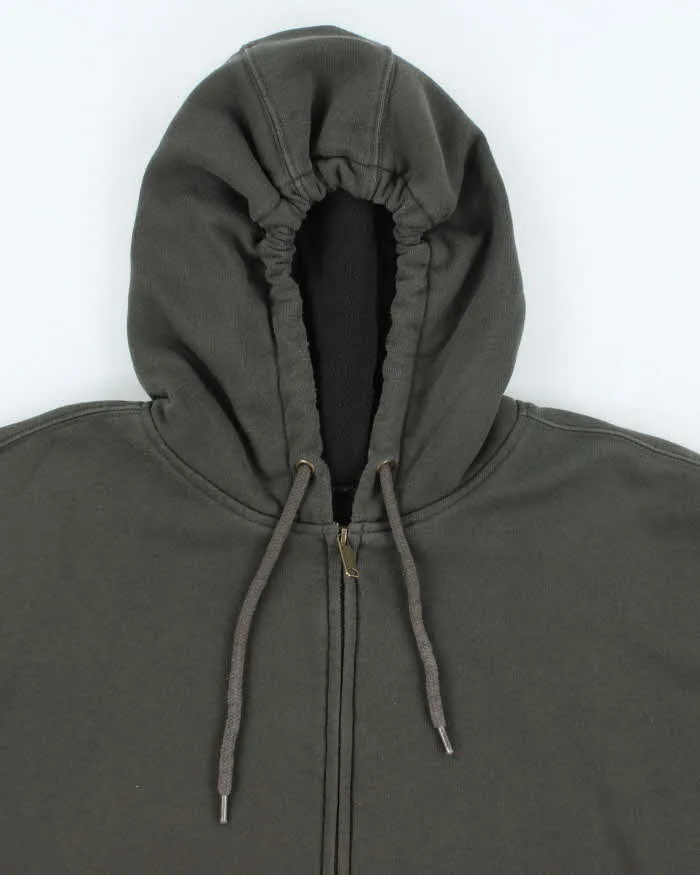 Vintage 2000's Carhartt Fleece Lined Zip-Up Hoodie - XXXL sold by Rokit product image thumbnail 3