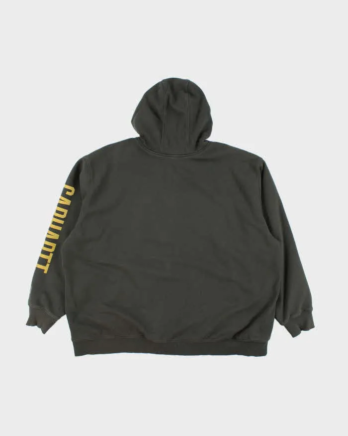 Vintage 2000's Carhartt Fleece Lined Zip-Up Hoodie - XXXL sold by Rokit product image thumbnail 2