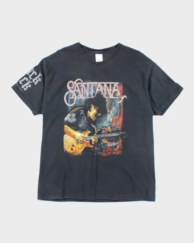 Vintage 2000s Carlos Santana Rhinestone Tour T-shirt - L made by Rokit