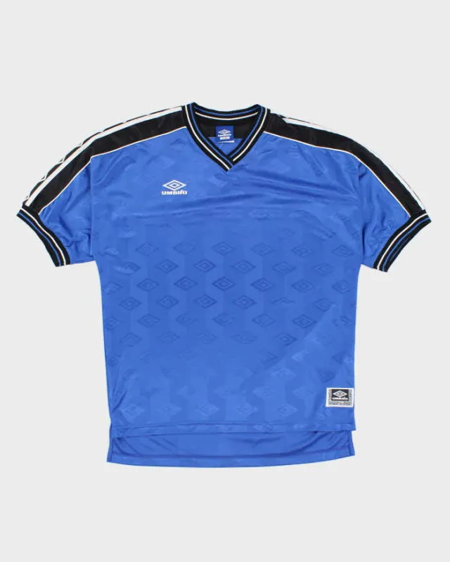 Vintage 90's Umbro Patterned Lightweight Football Jersey - L sold by Rokit