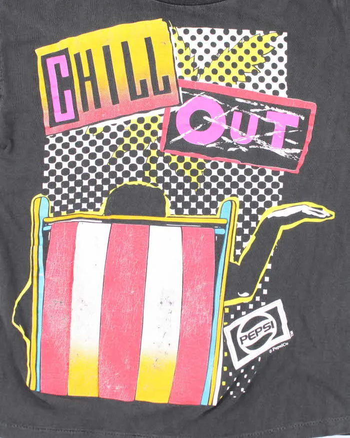 Vintage 80's Pepsi Chill Out Graphic T-Shirt - M sold by Rokit product image thumbnail 3