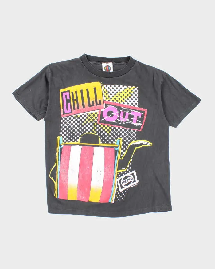 Vintage 80's Pepsi Chill Out Graphic T-Shirt - M sold by Rokit