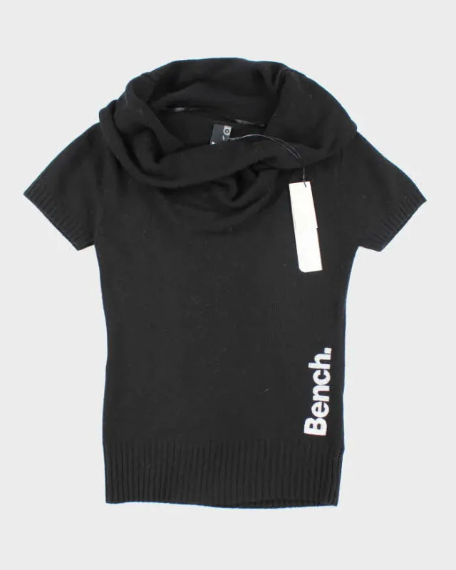 Deadstock Vintage Y2k 00s Bench Cowl Neck Knit Top - M made by Rokit
