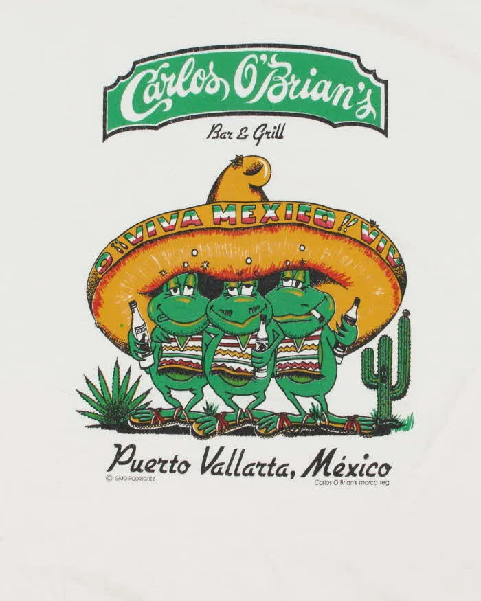Vintage 90's Mexico Souvenir Graphic T-Shirt - XL sold by Rokit product image thumbnail 3