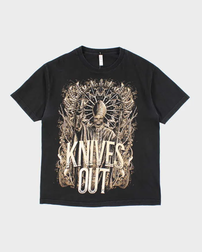 Vintage Knives Out Graphic T-shirt - L sold by Rokit