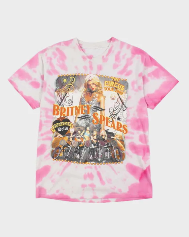 Vintage 00s Britney Spears The Circus Tour T-shirt - M sold by Rokit