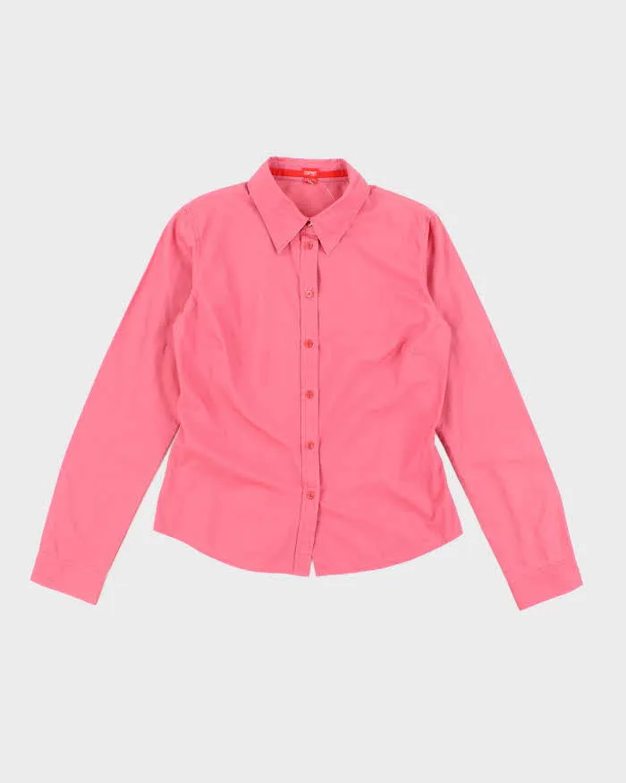 Vintage Y2k 00s Esprit Pink Blouse - M sold by Rokit