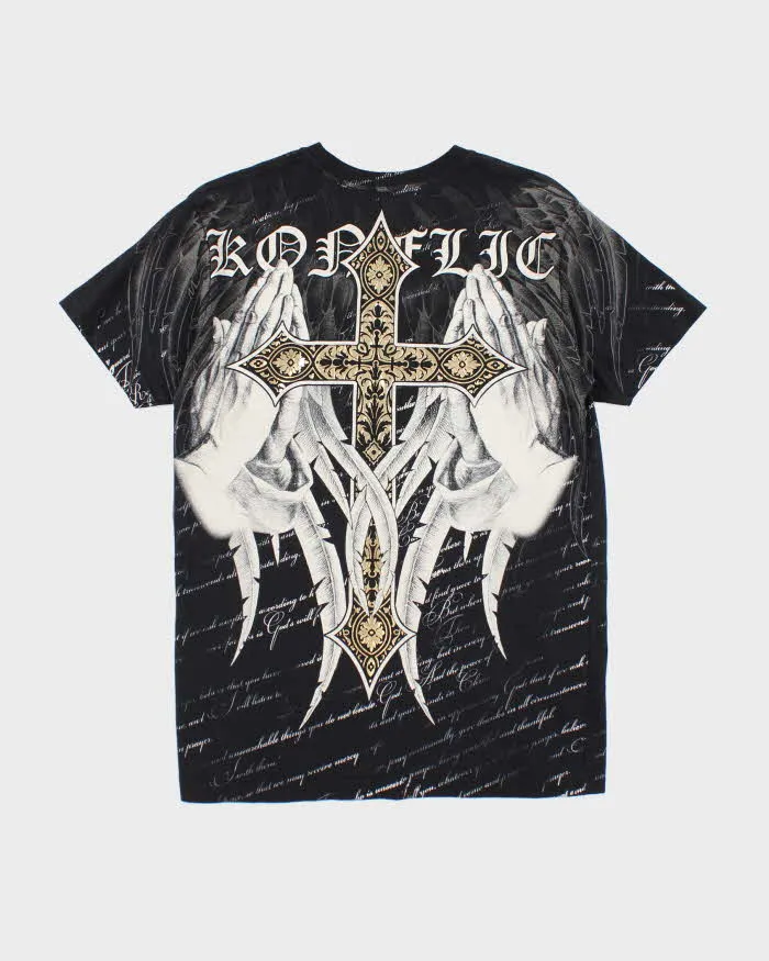Vintage Y2k 00s Konflic All Over Print T-shirt - M sold by Rokit product image thumbnail 2