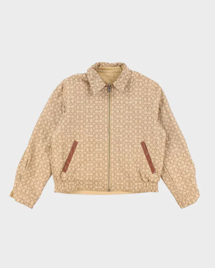 Vintage Coach Monogram Reversible Jacket - M sold by Rokit