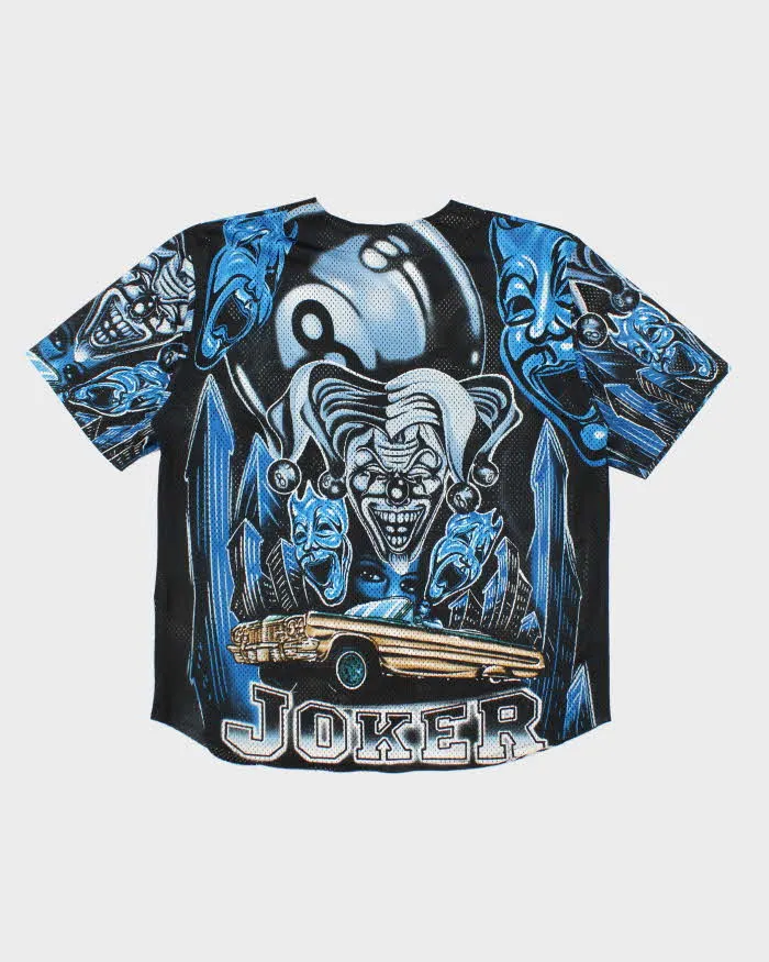 Vintage Y2K Joker All Over Print Button Up Jersey - XL sold by Rokit product image thumbnail 2
