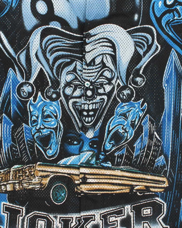 Vintage Y2K Joker All Over Print Button Up Jersey - XL sold by Rokit product image thumbnail 3