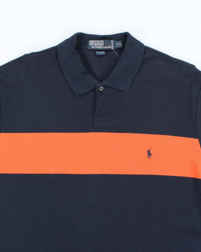 Vintage Polo By Ralph Lauren Long Sleeve Polo Shirt - L sold by Rokit product image thumbnail 3