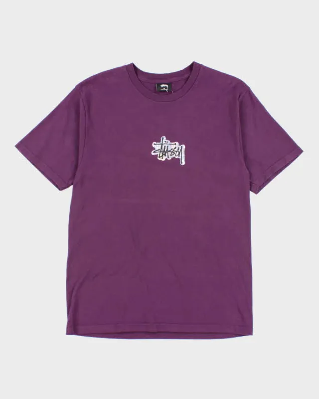 Vintage Stussy Holographic Logo T-shirt - M sold by Rokit