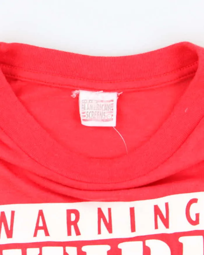 Vintage 90s Retiree Graphic Single Stitch T-shirt - M sold by Rokit product image thumbnail 5