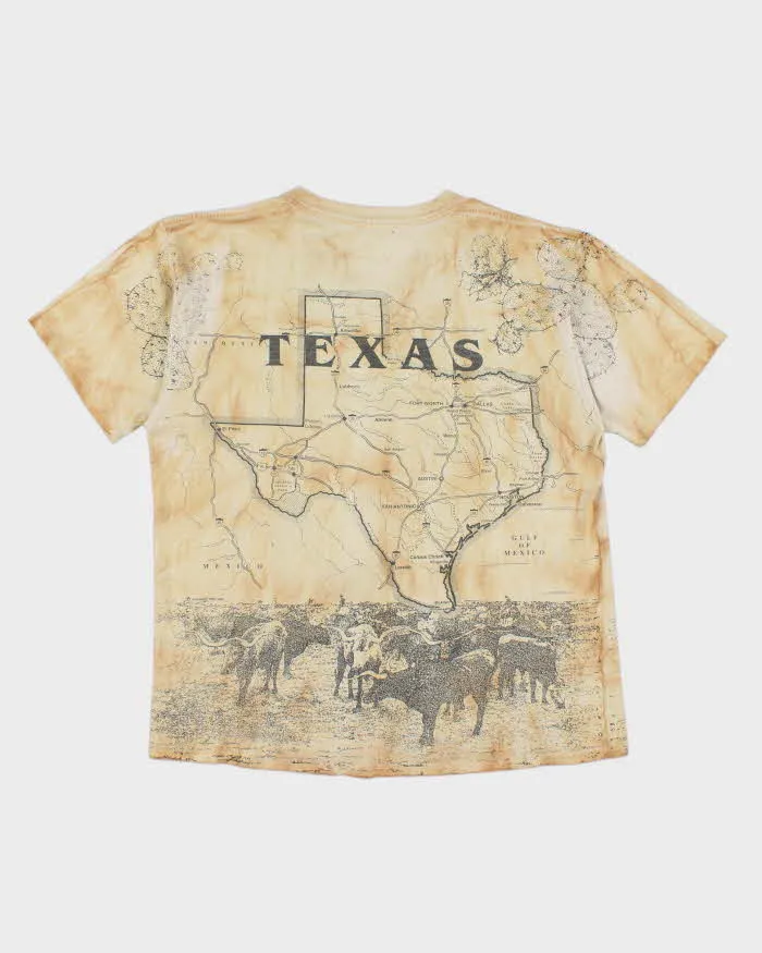 Vintage Texas All Over Print T-shirt - XL sold by Rokit product image thumbnail 2