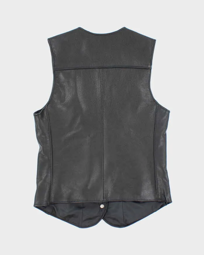Vintage Harley Davidson Leather Waistcoat - S sold by Rokit product image thumbnail 2