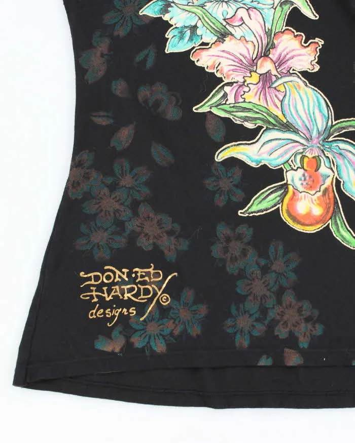 Vintage Y2k 00s Ed Hardy Rhinestone T-shirt - M sold by Rokit product image thumbnail 4