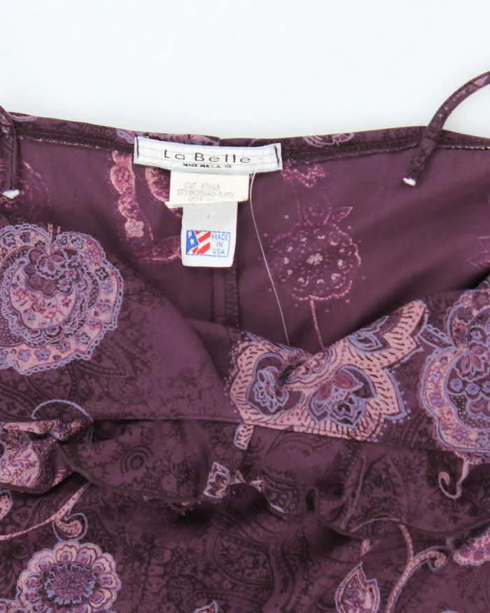 Vintage 90s La Belle Floral Paisley Pattern Dress - M sold by Rokit product image thumbnail 5