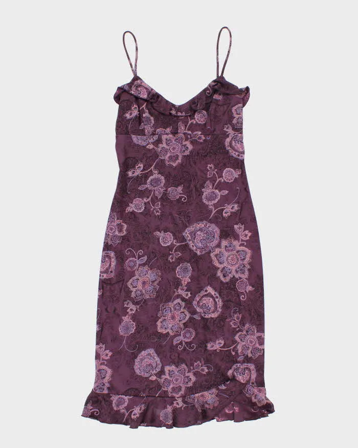 Vintage 90s La Belle Floral Paisley Pattern Dress - M sold by Rokit