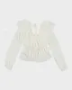 Vintage Y2k 00s Guess Mesh Ruffle Top - S sold by Rokit