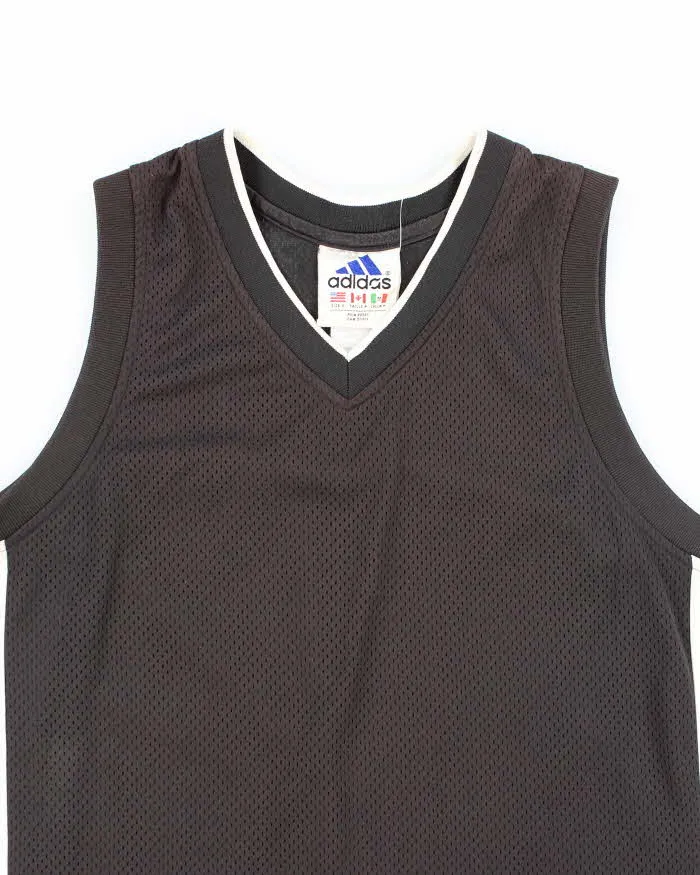 Vintage Y2K Adidas Three Striped Basketball Jersey - S sold by Rokit product image thumbnail 3