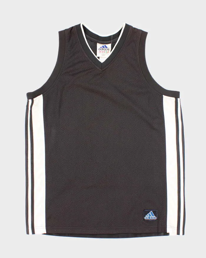 Vintage Y2K Adidas Three Striped Basketball Jersey - S sold by Rokit
