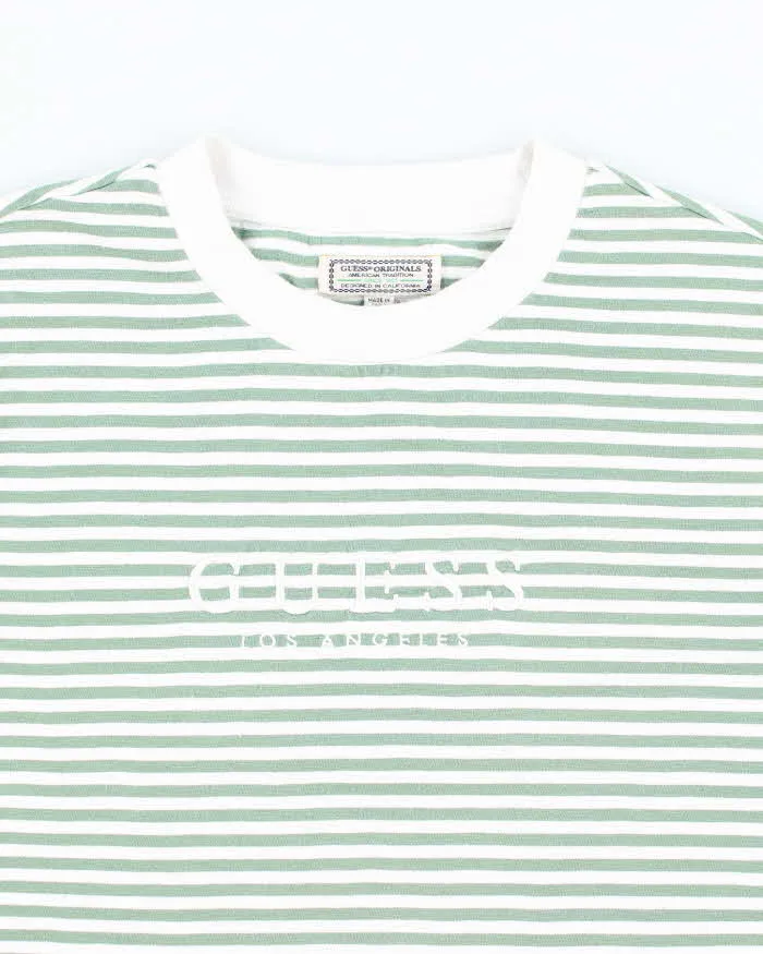 Vintage Guess Originals Oversized Stripe T-shirt - S sold by Rokit product image thumbnail 3