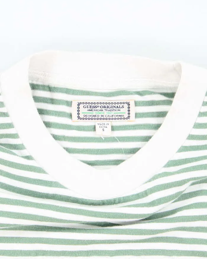 Vintage Guess Originals Oversized Stripe T-shirt - S sold by Rokit product image thumbnail 5
