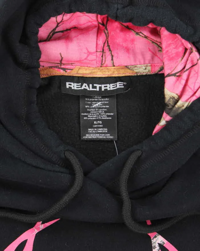 Vintage 00s Realtree Pink Camo Hoodie - XL sold by Rokit product image thumbnail 5