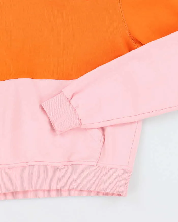 Vintage Burberry Pink & Orange Hoodie - M sold by Rokit product image thumbnail 4
