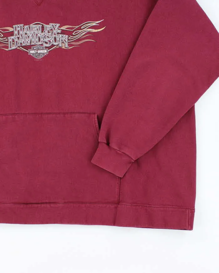 Vintage 00s Harley Davidson Oversized Hoodie - XL sold by Rokit product image thumbnail 4