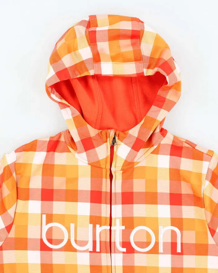 Vintage Y2k 00s Burton Checked Zip-Up Hoodie - M sold by Rokit product image thumbnail 3