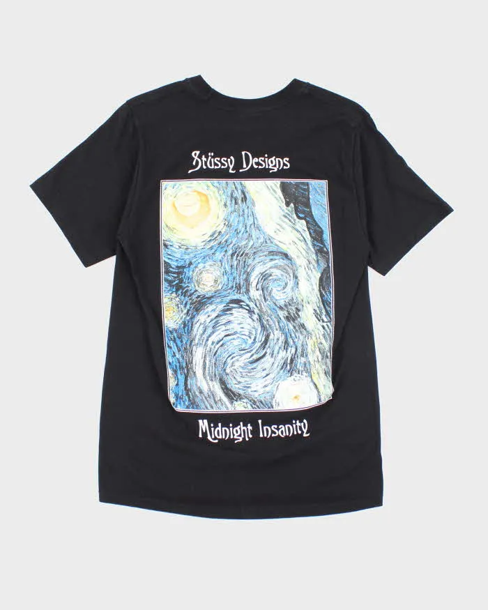 Vintage 00s Stussy Midnight Insanity T-shirt - S sold by Rokit product image thumbnail 2