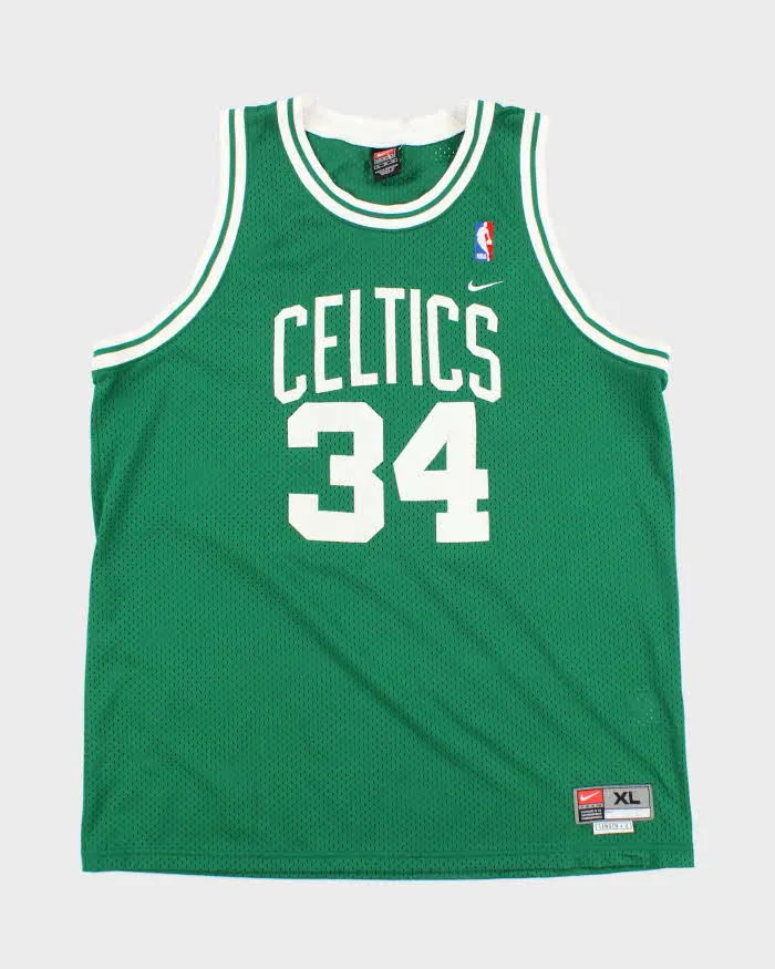 Vintage 90's Nike Boston Celtics NBA Basketball Jersey - XL sold by Rokit